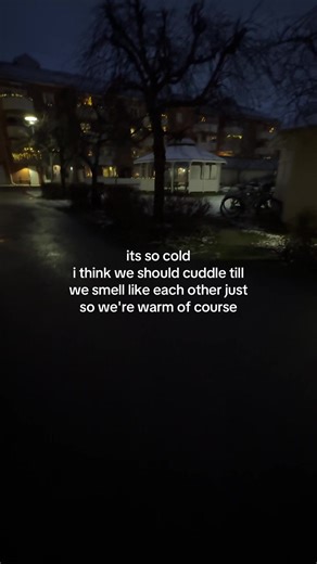 Cuddle to Stay Warm in the Cold