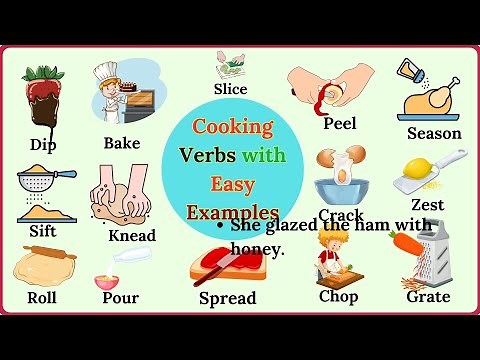 Lesson 171: Learn 100 Cooking Verbs with Easy Examples Part 1 | Boost your vocabulary #cookingverbs