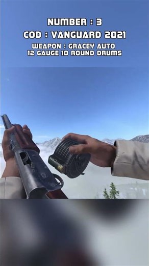 Top 3 Shotgun Extended Mag Animation : Vanguard [2021] #warzone #callofduty #gaming #vanguard