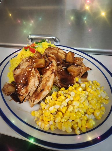 Tonight's supper Special Teriyaki Chicken and rice Soup or Salad to start 16.95 | The Whistle Stop Cafe