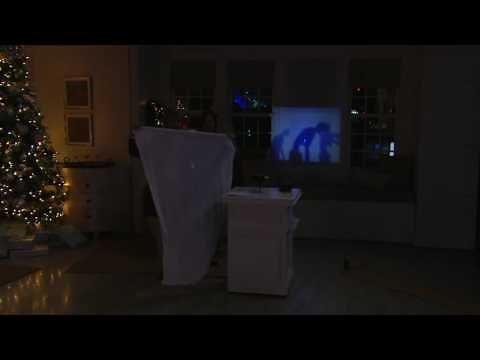 Mr.Christmas Seasonal Virtual Holiday Projector with 14 Videos on QVC