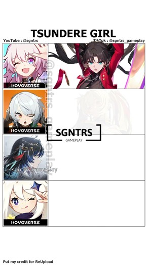 Why are tsunderes always associated with twin tails? #hsr #zzzero #genshinimpact #原神 #崩坏星穹铁道 #鸣潮