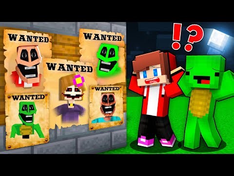 Mikey and JJ Wanted ALL Scary Mimics in Minecraft - Maizen