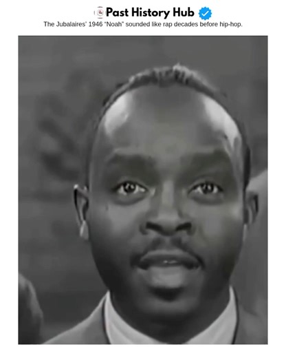 The Jubalaires’ 1946 recording “Noah” is often cited as one of the earliest rap-like performances ever recorded. Long before hip-hop, the group used fast, rhythmic, spoken vocals over tight harmonies — a flow that sounds strikingly modern for its era. 👏 Drop a comment if you think they were ahead of their time?. #musichistory #hiphoporigins #pasthistoryhub #fyp