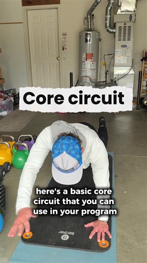 Here’s a simple core circuit you can plug into your routine a couple times per week. The stronger and more stable the core, the better we run w good mechanics. #runstrong #corework