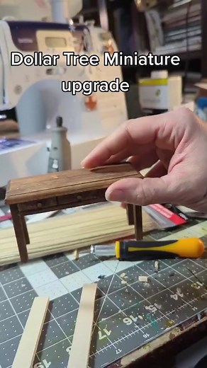 Transforming a Dollar Tree Table into a Witch's Desk