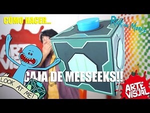 CÓMO HACER CAJA DE MEESEEKS!! DIY Meeseeks Box, #RickandMorty #RickyMorty