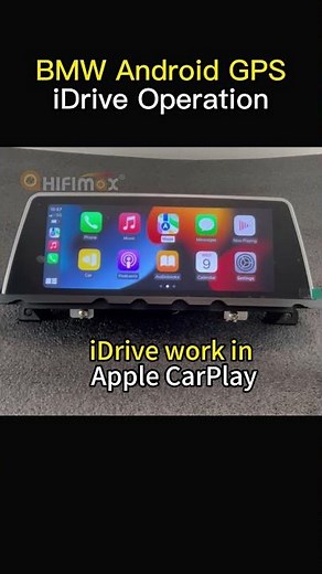 BMW Android GPS support iDrive operation | iDrive controller working in both Android & OEM interface