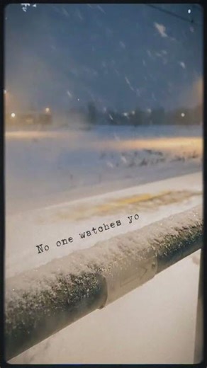 No one watches you, yet you persist ownward. #cold #winter #thoughts