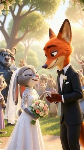They are getting married because they love each other, may they be happy.#disney#zootopia2#love😍💖💘#