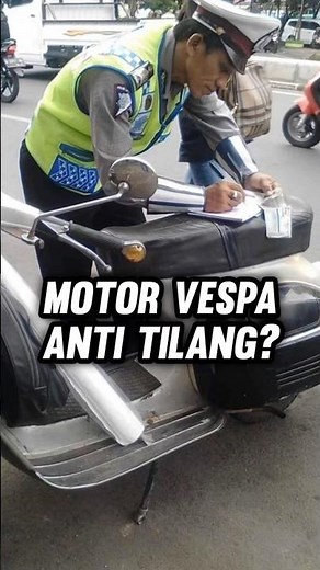 Are Vespas Immune to Traffic Tickets?