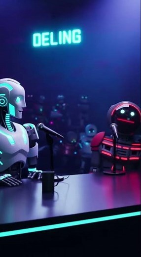 Two AI Robots Roast Each Other in a Comedy Battle 🤖🔥 | Funniest AI Roast 2025 #AIroast #AIshorts