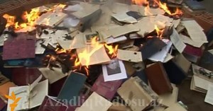 Azerbaijani Writer's Books Burned