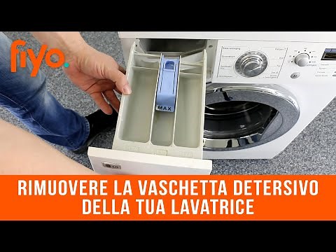 Remove the detergent drawer from your washing machine