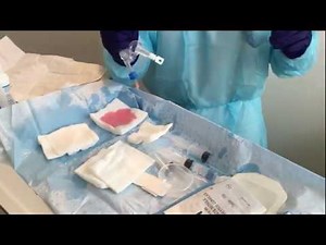 Dialysis : connecting a patient with a catheter