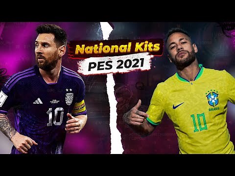 How to add the national kits on PES 2021 + World cup 2022 (CPK Version) 🔥