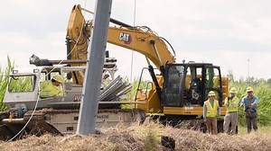 Our crews, contractors and mutual-aid workers are using every available tool to make repairs in and around marshes, rivers and other hard-to-reach locations in the bayou region. Air boats, marsh buggies, and flex-track bucket trucks are just a few examples of the specialized equipment our team is using to get power restored as quickly and safely as possible. Stay updated on our progress ▶️ http://enter.gy/6186Wfomp | Entergy Louisiana