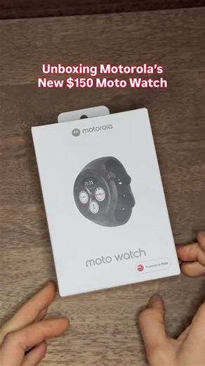 Instead of going all-in on a rugged sports-watch look, the Moto Watch is designed to feel like a jack of all trades, with advanced features like dual-band GPS and a battery life that lasts over a week. The $150 Moto Watch combines a polished design with Polar-backed health tracking. Let’s unbox it. ⌚️ #motorola #motowatch #tech #smartwatch #wearables | CNET