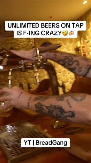 Beer bath = good vibes🍻🛁 #breadgang #fyp #prague #beer #bath | BREAD GANG CLIPS