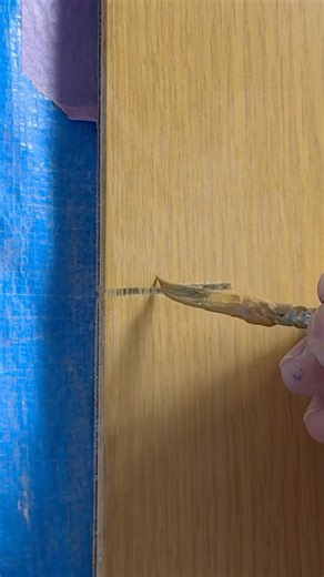 【大惨事】フローリングの深い溝を「無効化」する職人技がヤバすぎた🤫色作りの門外不出のコツは概要欄に書きました🤫補修職人解説！#woodworking #repair #スプレー #塗装 #fix