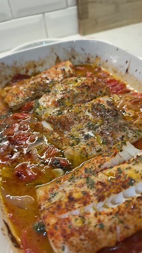 Tomato Butter Baked Cod Recipe for Dinner