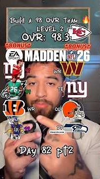 Build a 98 Overall Team in Madden 26 🔥😎 #nfl #shorts #madden26 #nflshorts #angel #legnv