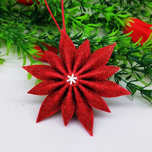 84K views · 4.3K reactions | Amazing Christmas tree decoration with star ornaments. Christmas star making very easy tutorial at home. #star | Origami Art & Crafts | Facebook