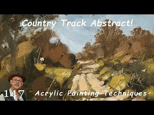 START MESSY and keep it SIMPLE! Abstract Impressionist Acrylic Painting Techniques! #impressionism