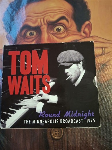 tom waits cds, inc (rare?) radio broadcast and other books in today's mail.