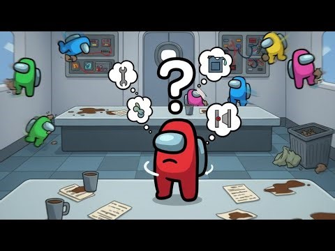 Exploring the Map in Among Us 🤣🛸 | No Tasks Done