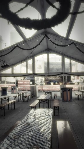 ‘Twas the night before the Willkommen Platz and all through the haus (Downtown Kitchener, that is!) 🥨🍻The calm before the polka! 😉🎶🪗 | Kitchener-Waterloo Oktoberfest