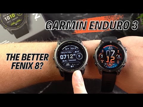 Garmin Enduro 3 Review + Comparison to the Fenix 8! (I Was Surprised!)
