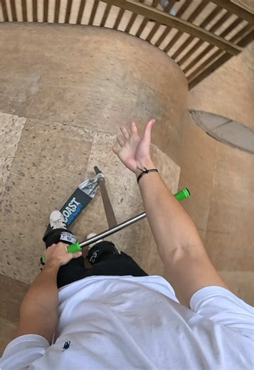 THIS TRICK WAS HARD 🔥💚#scooter #scootertricks #foryoupage #skatepark #viral