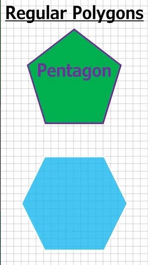 Different Types of Polygons (3 to 12-sided shapes) | Beat the Calculator #shorts
