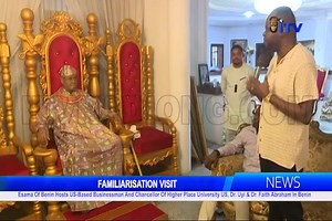 17K views · 182 reactions | Esama Of Benin Hosts US-Based Businessman...
