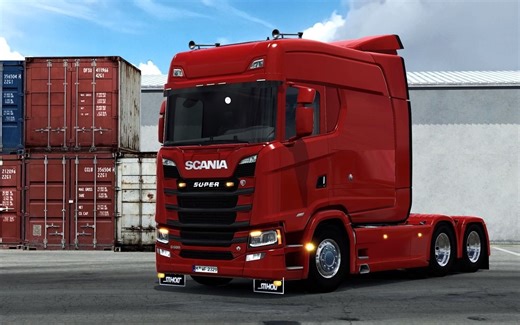 欧卡2Mod：我就知道大家喜欢长的 斯堪尼亚S长线？ Scania Next Gen S Longline - ETS2 Mods