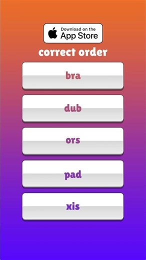 Alphabetic - Can You Beat The Clock? #wordgames