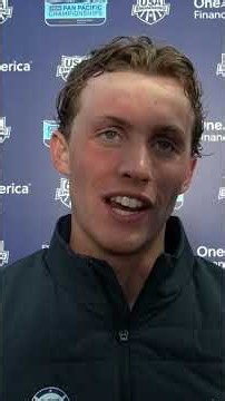 Carson Foster Post 200IM Final Interview at 2026 Pan Pacific Championships