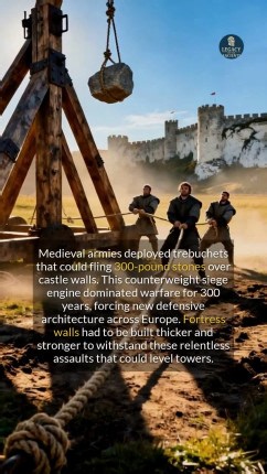 2.1K views · 16 reactions | How did fortress design adapt to a weapon that could hurl a 300-pound stone? #medieval #historyfacts #history | Legacy of the Ancients | Facebook