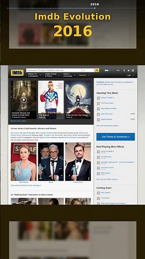 IMDb Evolution 1996-2026