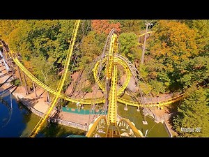 Loch Ness Monster Coaster - Interlocking Loops Coaster - Busch Gardens Coasters Ride - GoPro 9