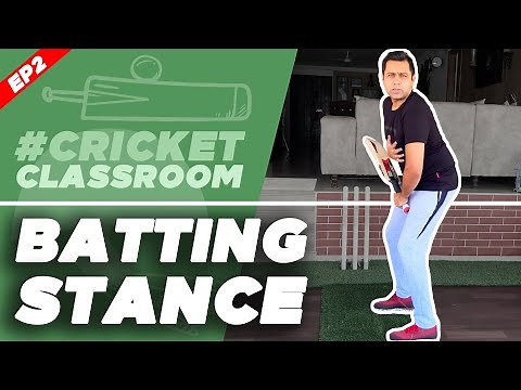 EP02: What is the BEST STANCE for BATTING? | #CricketClassroom with Aakash CHOPRA | Batting Tips |