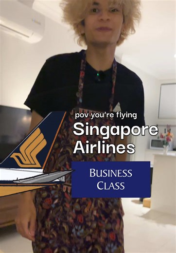 Singapore Airlines Business Class POV