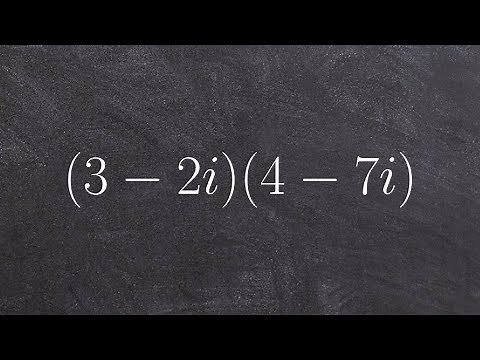 Pre-Calculus - Applying foil to multiply complex numbers (3-2i) (4-7i)