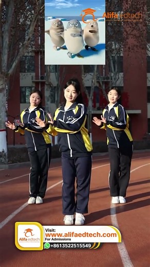 Schoolgirls Nail the Cutest Synchronized Dance Challenge | Viral School Trend