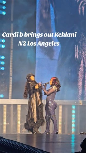 Cardi B brings out Kehlani at Little Miss Drama Tour in Los Angeles Night 2 😭