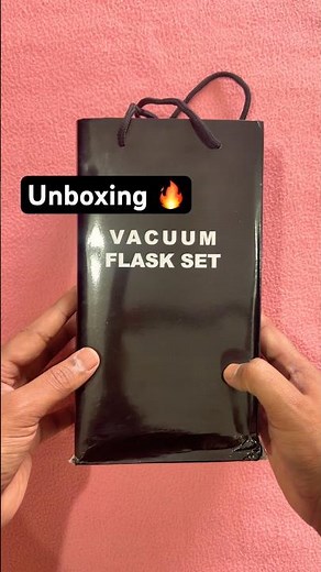 Unboxing Vacuum Flask Set | 12 Hour Hot & Cold Water Bottle | Thermos 🔥