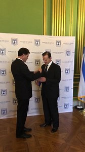 13K views · 701 reactions | Pastor Matt Hagee received a medal on behalf of Pastor John Hagee. In honor of the State of Israel’s 70th Birthday, the Israeli Embassy in the United States recognized 70 individuals who have made a significant contribution to the US-Israel relationship and had a positive impact on the Jewish people. CUFI founder and chairman Pastor John Hagee was one of those 70 individuals. | Christians United for Israel (CUFI) | Facebook