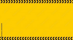 Animation Construction Background texture black and yellow template, Black and yellow warning line striped rectangular background, yellow and black stripes, seamless motion graphics Stock Video