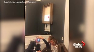 Banksy’s ‘balloon girl’ painting self-destructs at auction